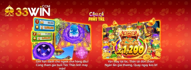 Giới thiệu trò chơi Câu cá Phát tài 33Win