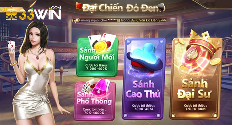 Cách tính tiền trong hướng dẫn chơi Đại chiến Đỏ Đen tại 33WIN