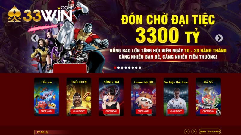 Link vào 33WIN chính chủ